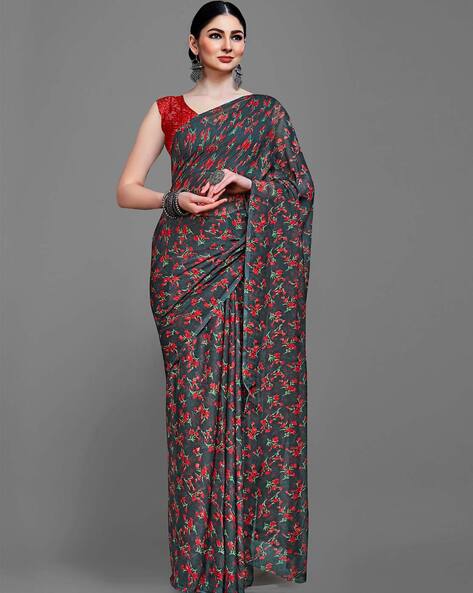 Buy Black Sarees for Women by SHAILY Online