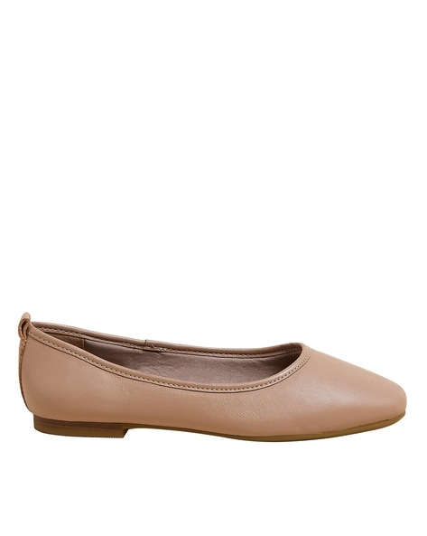 Nude Pink Flat Shoes for Women by Marks & Spencer Online | Ajio.com