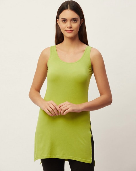Buy Green Camisoles & Slips for Women by Lady Lyka Online