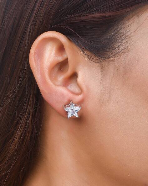 Voylla Star Shaped Sterling Silver Studs
