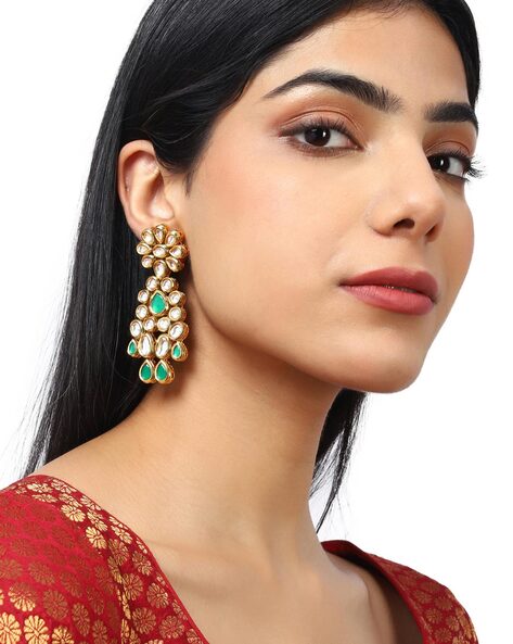 Voylla hot sale kundan jhumkas