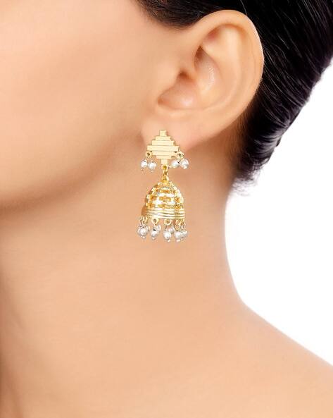 Buy Gold Earrings for Women by VOYLLA 