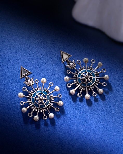 Buy Voylla Nrityotsava Tanvi Long Earrings Online