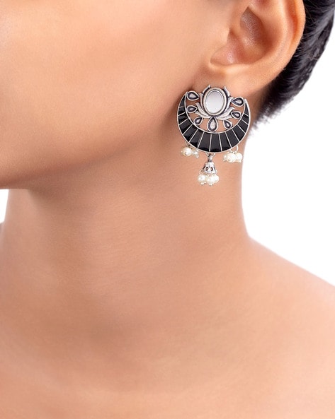 Voylla J Bali Gold Plated Earrings Jewellery For Women : Amazon.in: Fashion