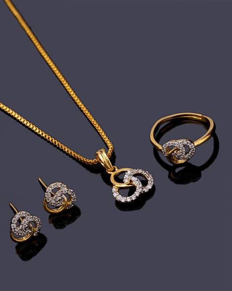 Buy Gold FashionJewellerySets for Women by VOYLLA Online