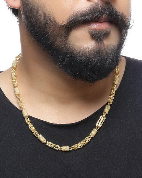 Buy Gold-Toned Chains for Men by VOYLLA Online