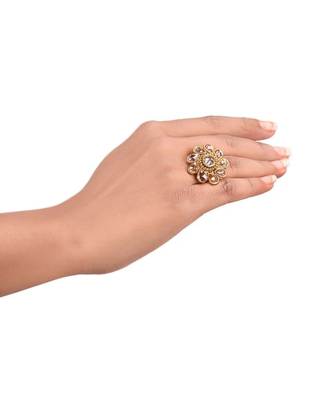 Buy Gold Rings for Women by VOYLLA Online
