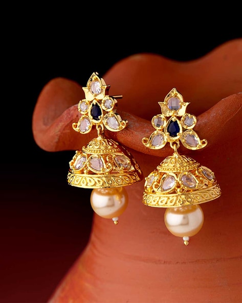Voylla Rangabati Floral Jhumka Earrings: Buy Voylla Rangabati Floral Jhumka  Earrings Online at Best Price in India | Nykaa