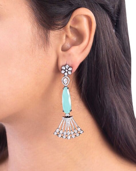 Voylla American Diamond Drop Danglers