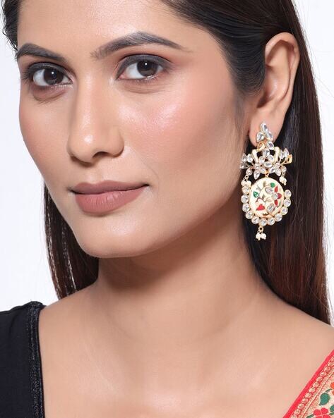 voylla kundan earrings