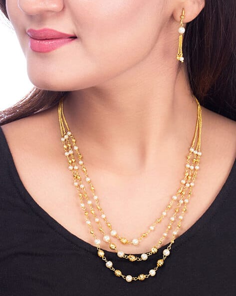Buy Gold FashionJewellerySets for Women by VOYLLA Online