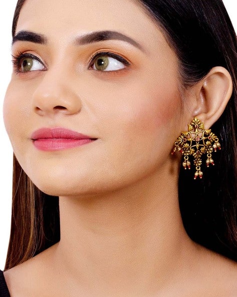 Voylla Arabian Nights Oxidized Earrings