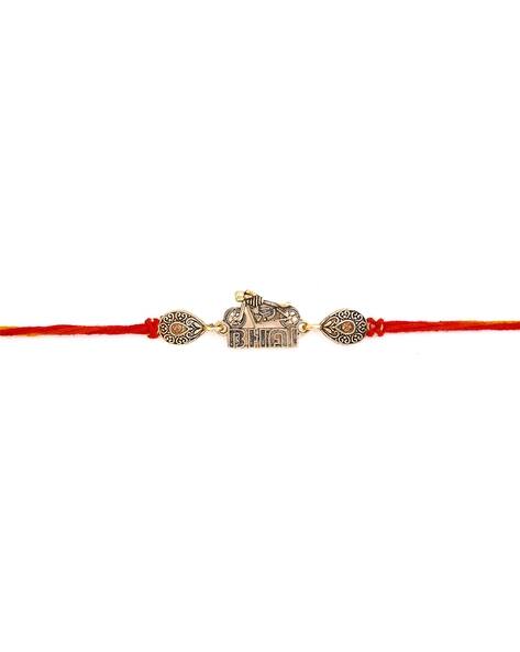 Voylla Metallic Bike Rakhi Bracelet
