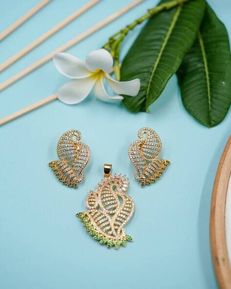 Voylla Stone Studded Sparkling  Pendants