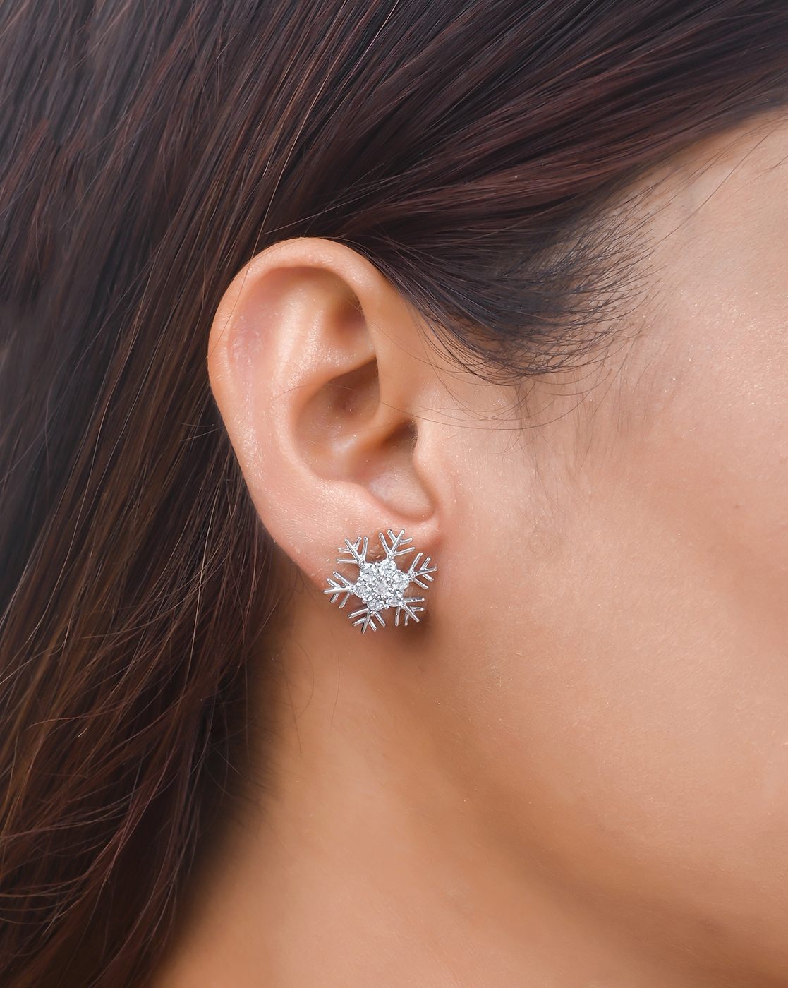 Snowflake Stud Drop Earrings – Wicked Creations Store
