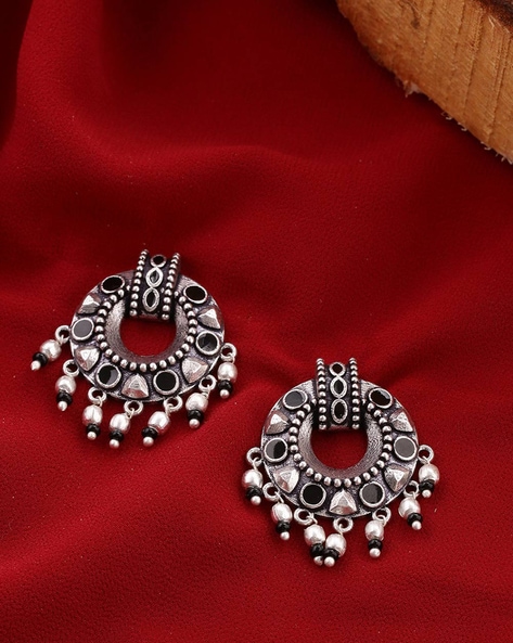 Oxidised earrings: 9 Best Oxidised Jhumkas for Women - The Economic Times