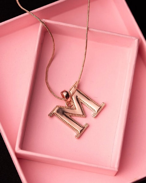 18Kt Gold Diamond Pendant - Capital 'C' Initial letter – Diamtrendz