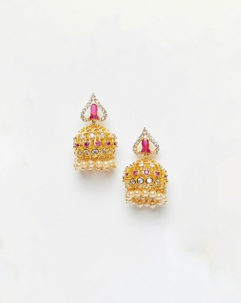 Earrings at Rs 990/pair | Gold Plated Jhumkas in Hyderabad | ID: 19328449488