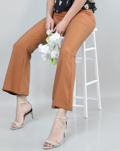 Women Elastic Waistband Stretchable Culottes