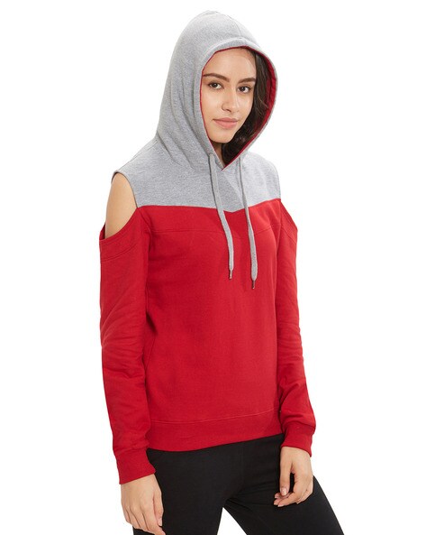 Buy Red Sweatshirt Hoodies for Women by MANIAC Online Ajio