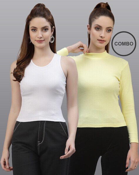 Slim Fit Turtle-Neck Top