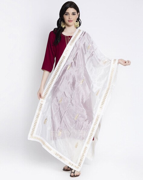 Dupatta with Embellished Detail Price in India