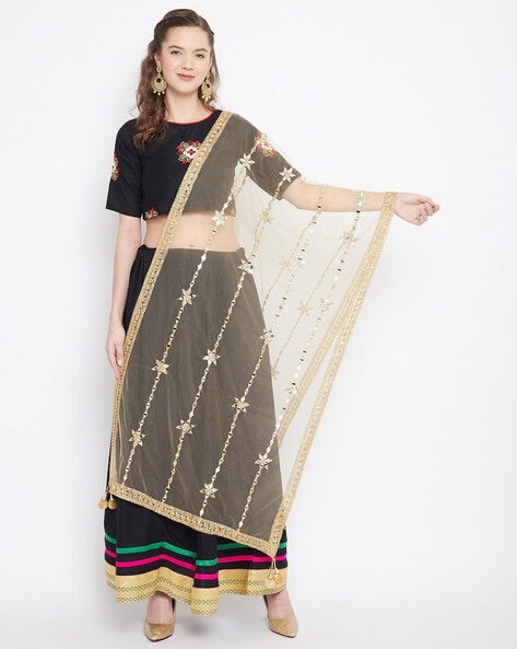Embellished Dupatta with Laktan Price in India