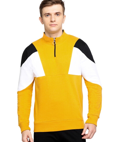 Buy Men Yellow Textured Sleeveless Casual Jacket Online - 585115 | Allen  Solly