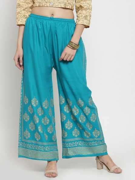 Block Print Palazzos Price in India