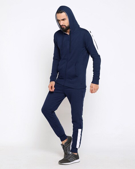 muscle fit tracksuit mens