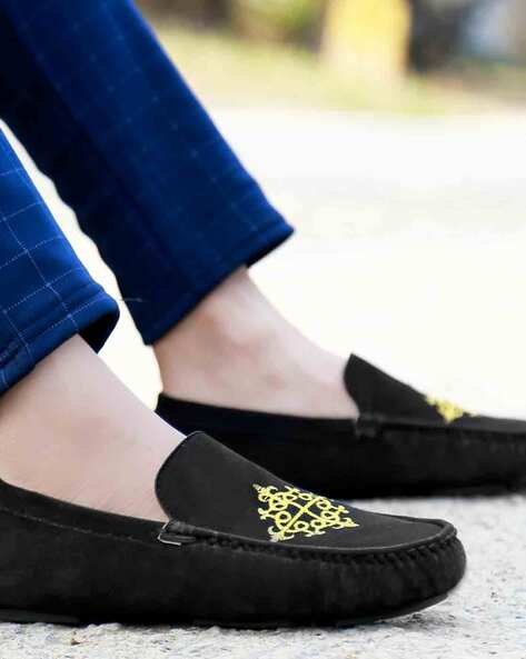 Angelica Black Loafers – Vinci Shoes