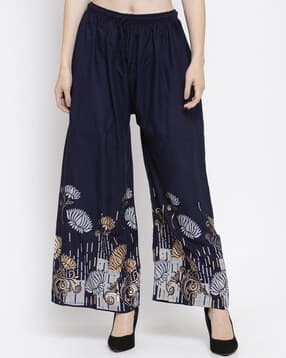 clora creation Floral Print Palazzos-picture-47