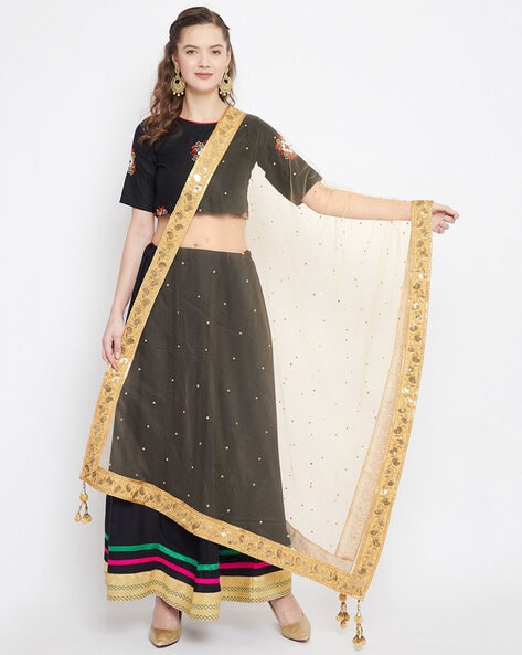 Embellished Dupatta with Laktan Price in India