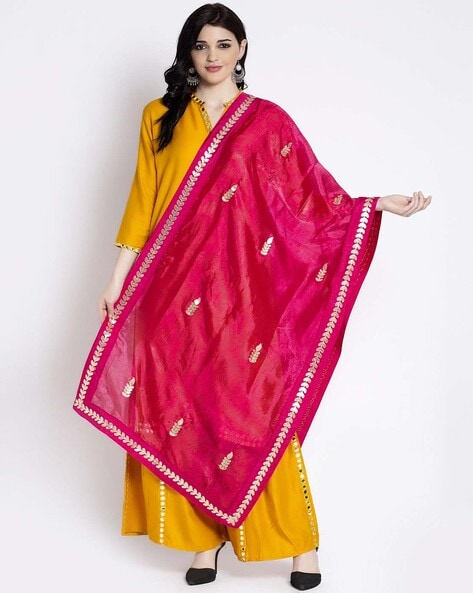 Dupatta with Embellished Detail Price in India