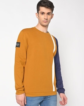 Mustard cheap colour sweatshirt