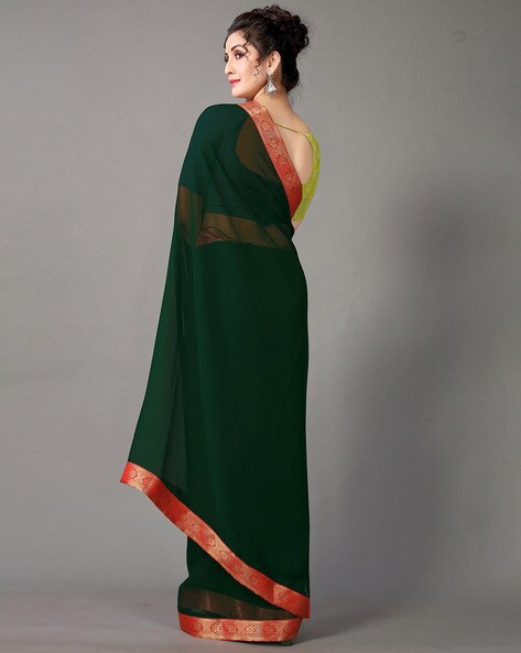 Buy Green Sarees for Women by SHAILY Online