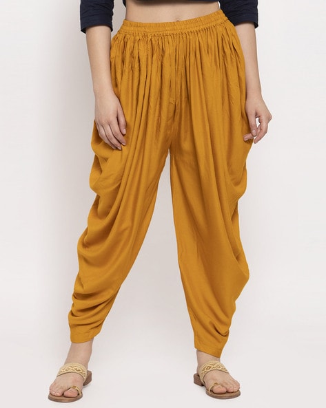 Bottle Green Solid Color Dhoti Harem Pants for Girls  Women  Zubix   Clothing Accessories and Home Furnishing Shop Online