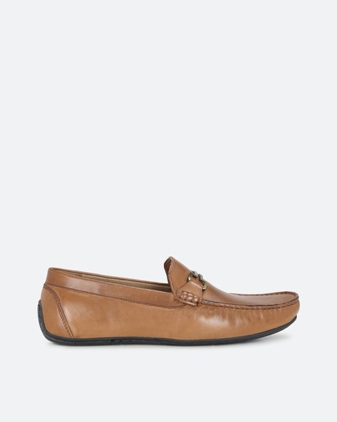 Louis Philippe Round-Toe Slip-On Casual Shoes