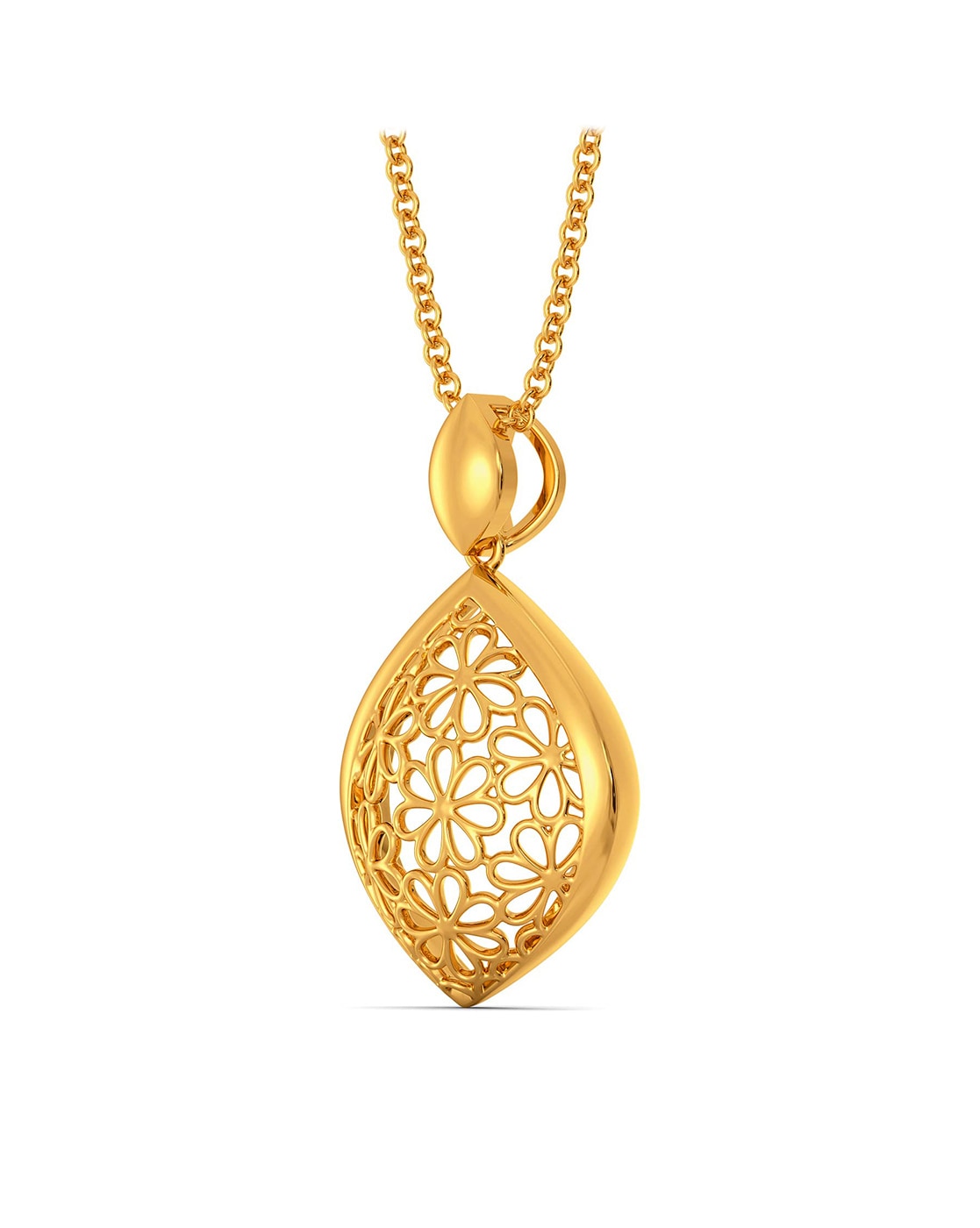 Buy Yellow Gold Necklaces & Pendants for Women by Melorra Online ...