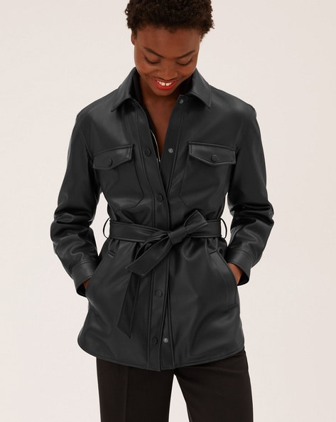Buy Black Jackets u0026 Coats for Women by Marks u0026 Spencer Online | Ajio.com