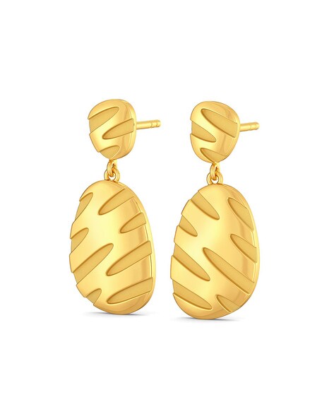 21 karat gold earring - متجر عبدالعزيز متجر احترافي لبيع المجوهرات والألماس  azizjewelry store