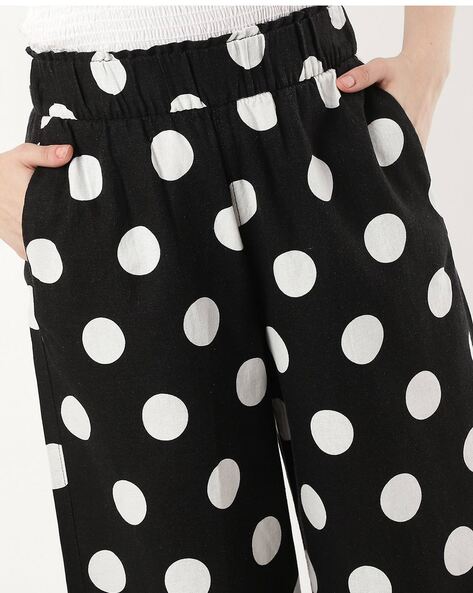Wide Leg Polka Dot Pants | Jess Ann Kirby