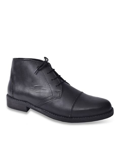 black casual boots