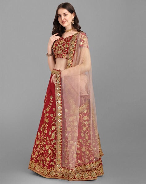 Maroon Lehenga Choli for Women New Latest Designer Simple Lehenga With  Heavy Dupatta Lengha Choli Indain Wedding Party Wear Wedding Wear - Etsy  Sweden