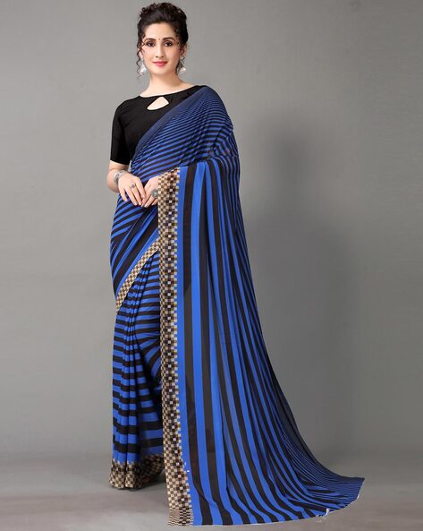 Striped 2025 sarees online