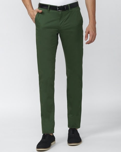 Buy Ted Baker Men Khaki SolidTextured SlimFit Chinos Online  777883   The Collective