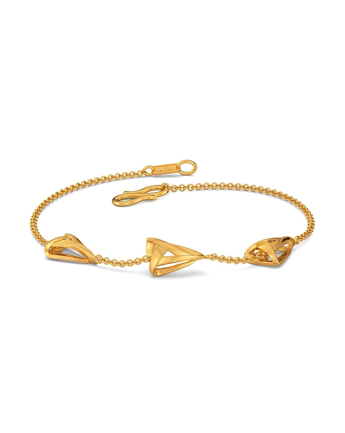 Buy Melorra 18k Gold & Diamond Frill Grandeur Bracelet for Women Online At  Best Price @ Tata CLiQ