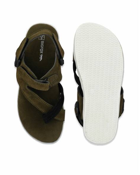 Buy Green Sandals for Men by BIG FOX Online | Ajio.com