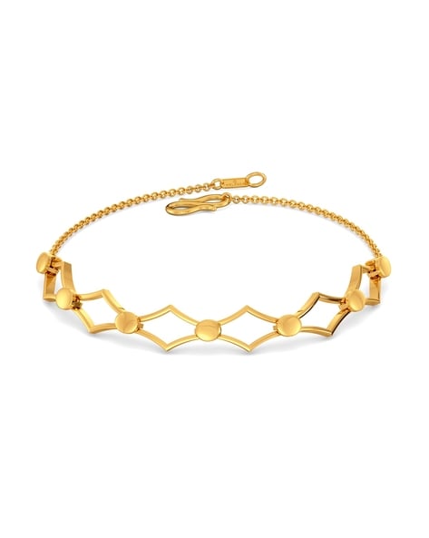 Buy MELORRA 18 kt Frangipani Gold Bracelet at Amazon.in