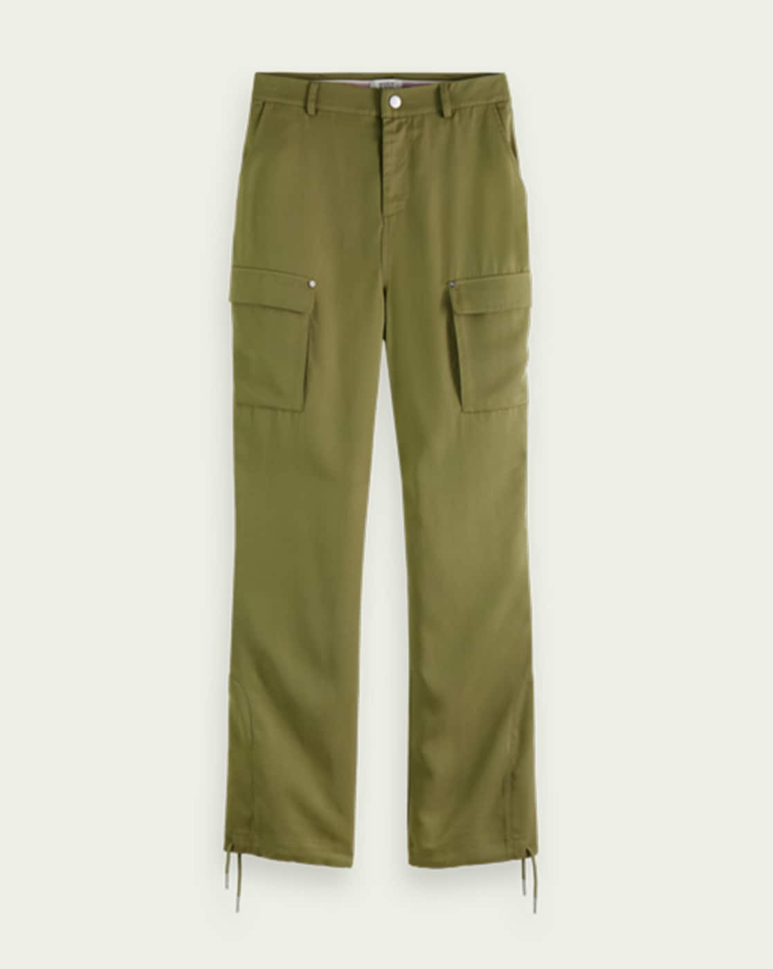 Buy Olive Trousers & Pants for Women by SCOTCH & SODA Online